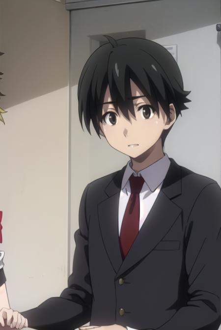 makotoitou, <lora:makoto itou s1-lora-nochekaiser:1>,
makoto itou, black hair, (black eyes:1.5), short hair, smile, smirk, grin, teeth,
BREAK school uniform, necktie, formal, suit,
BREAK indoors, classroom,
BREAK looking at viewer, (cowboy shot:1.5),
BREAK <lyco:GoodHands-beta2:1>, (masterpiece:1.2), best quality, high resolution, unity 8k wallpaper, (illustration:0.8), (beautiful detailed eyes:1.6), extremely detailed face, perfect lighting, extremely detailed CG, (perfect hands, perfect anatomy),