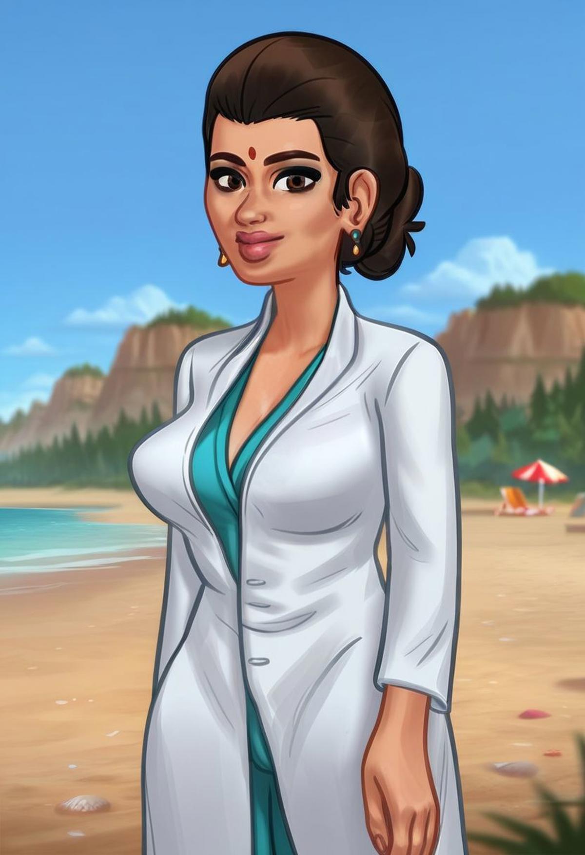 Summertime Saga - Dr. Priya Singh (Pony) - v1.0 | Stable Diffusion LoRA |  Civitai