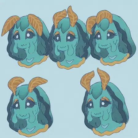 Caleana Seaslug Girl (OC)