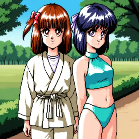 shoko & chinatsu (jankirou) XL Illustrious LORA