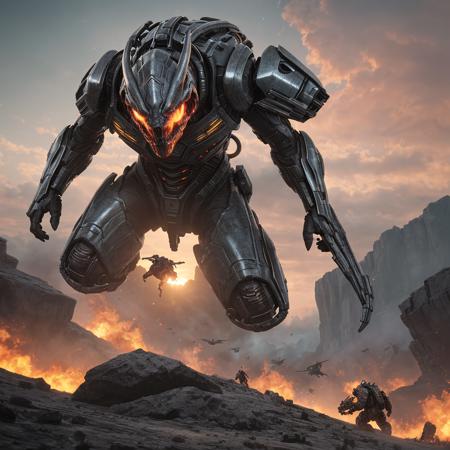 Gigant predator, cinematic, prime 1 studio, sci-fi but wild, titanium, linquivera,ultrawide lens, micro photography, sunset, beautiful, cgsociety, artstation, 8 k, cinematic action, explosions, persecucin, fire, war, adrenaline, 35mm,

<lora:more_details:0.5>,


