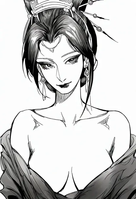 Monochrome Sketch Art Style | test