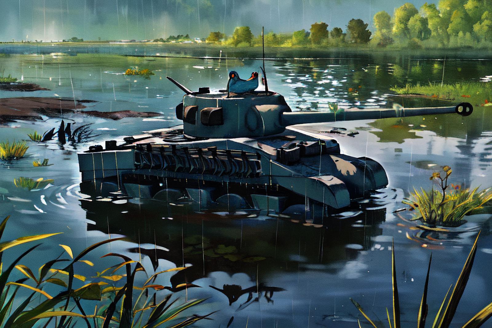 Sherman Firefly Tank image by MajMorse