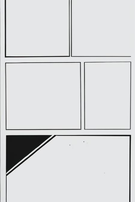 (((empty manga page, blank page layout))), empty manga panels, panels, dynamic lines, webcomic, manga page, blank page, manga layout, panels, manga panels, page layout, thick lines, sharp lines, high contrast, clean lines, angles, geometry, monochrome (((white boxes with black borders)))