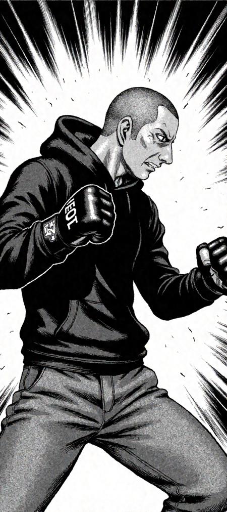 Kouji Mori's Manga Style Lora v1.0