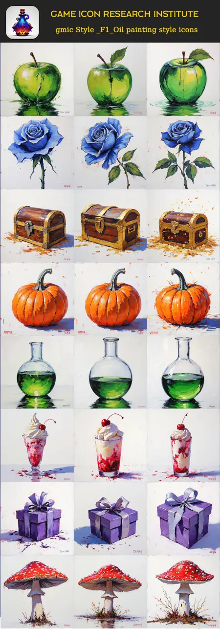 gmic Style _F1_Oil painting style icons