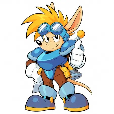Sparkster (Rocket Knight Adventures) - Illustrious
