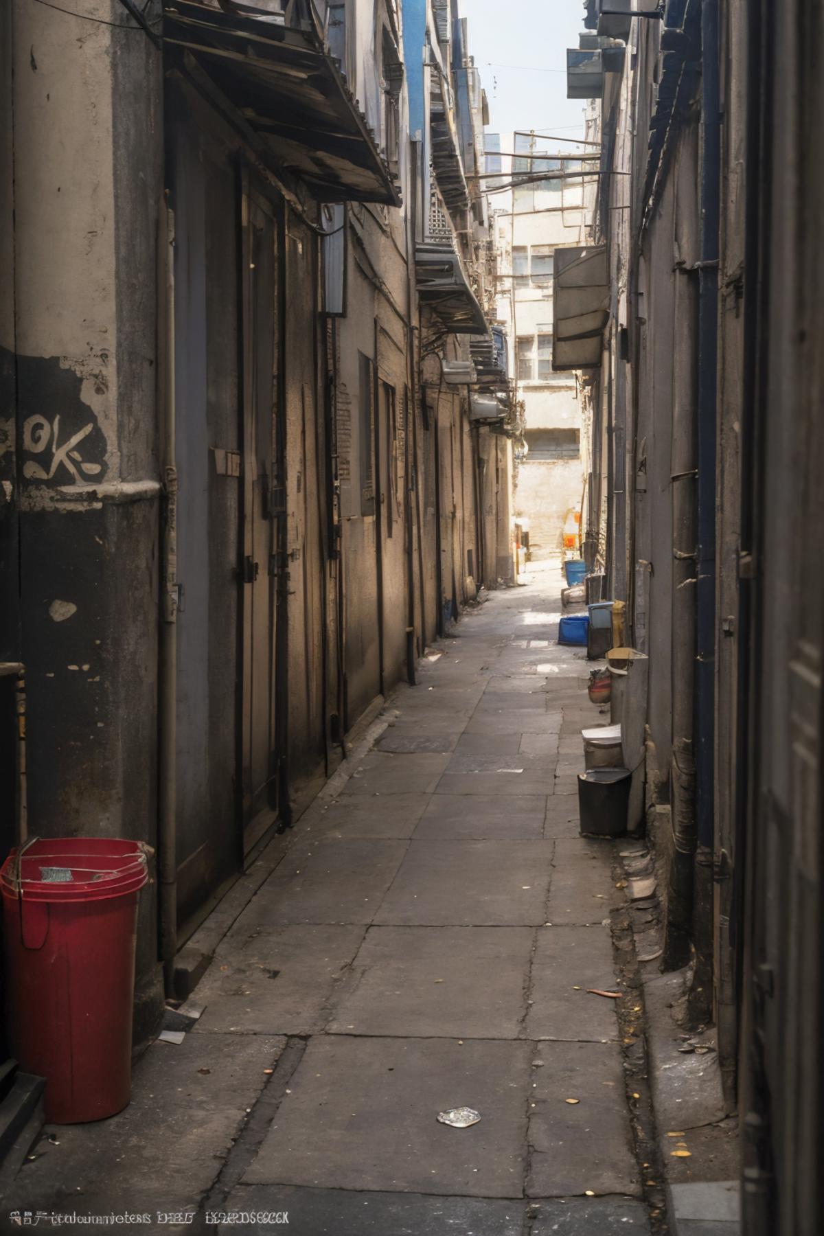 dirty alley image by ruanyi