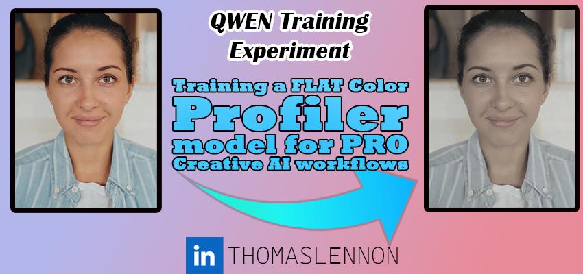 Beyond the 'Finished' Image: A LOG/FLAT Color LORA for Professional AI Workflows