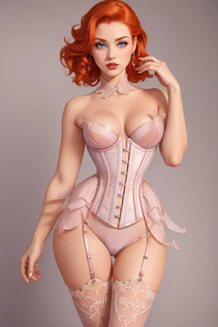 April Showers Springtime Corset