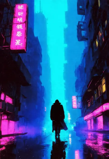Retro Sci-fi 90's anime style Chroma/IllustriousXL