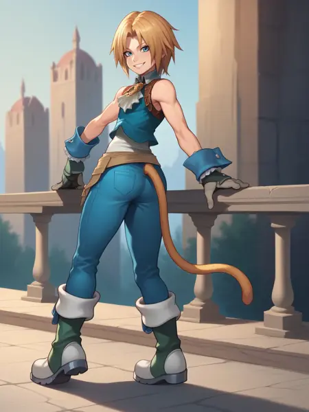 [Square Enix] Zidane Tribal Femboy Character PonyXL