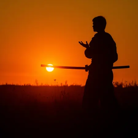 Female (Male) Samurai cinematic style XL + SD1.5 + F1D