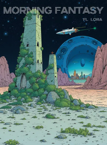 【 Illustration 】 Healing Wind Science Fiction World Adventure