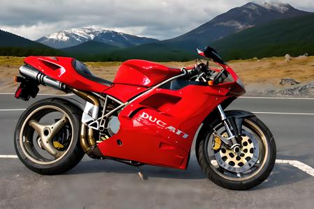 ducati916, parked, being ridden