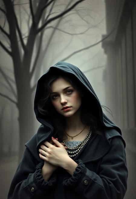 The girl is the embodiment of feminine kindness, gentleness, and purity. At the same time, however, she is a fallen woman, a prostitute. Girl was forced to work on the streets due to her family's poor financial situation, caused by her father's alcoholism. Social ostracism and the obviously immoral way of life are understood by her as a daily human cross, a sacrifice for others. Subject is an extremely religious girl who deeply believes in God's mercy. Thanks to these qualities, she reaches the hardened soul of Raskolnikov, initiating a change in him. Thus, the character is a fascinating combination of the merciful Mary Magdalene and a harlot.
