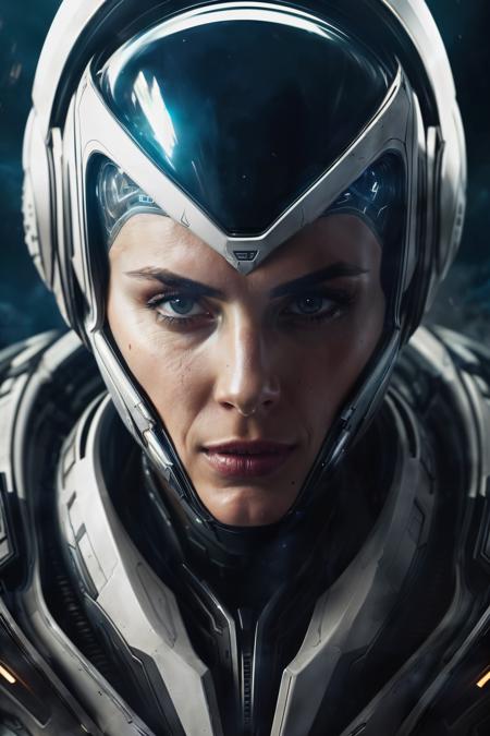 <lora:NeoFuturisticTech:0.6>((beautiful woman)) wearing a neotech armor, sleek, explosive pose, expressionism, movie still, hyper detailed, intricate design, insanely detailed, fine details, scifi, in a destroyed city, frontal illumination, <lora:add_detail:0.6>