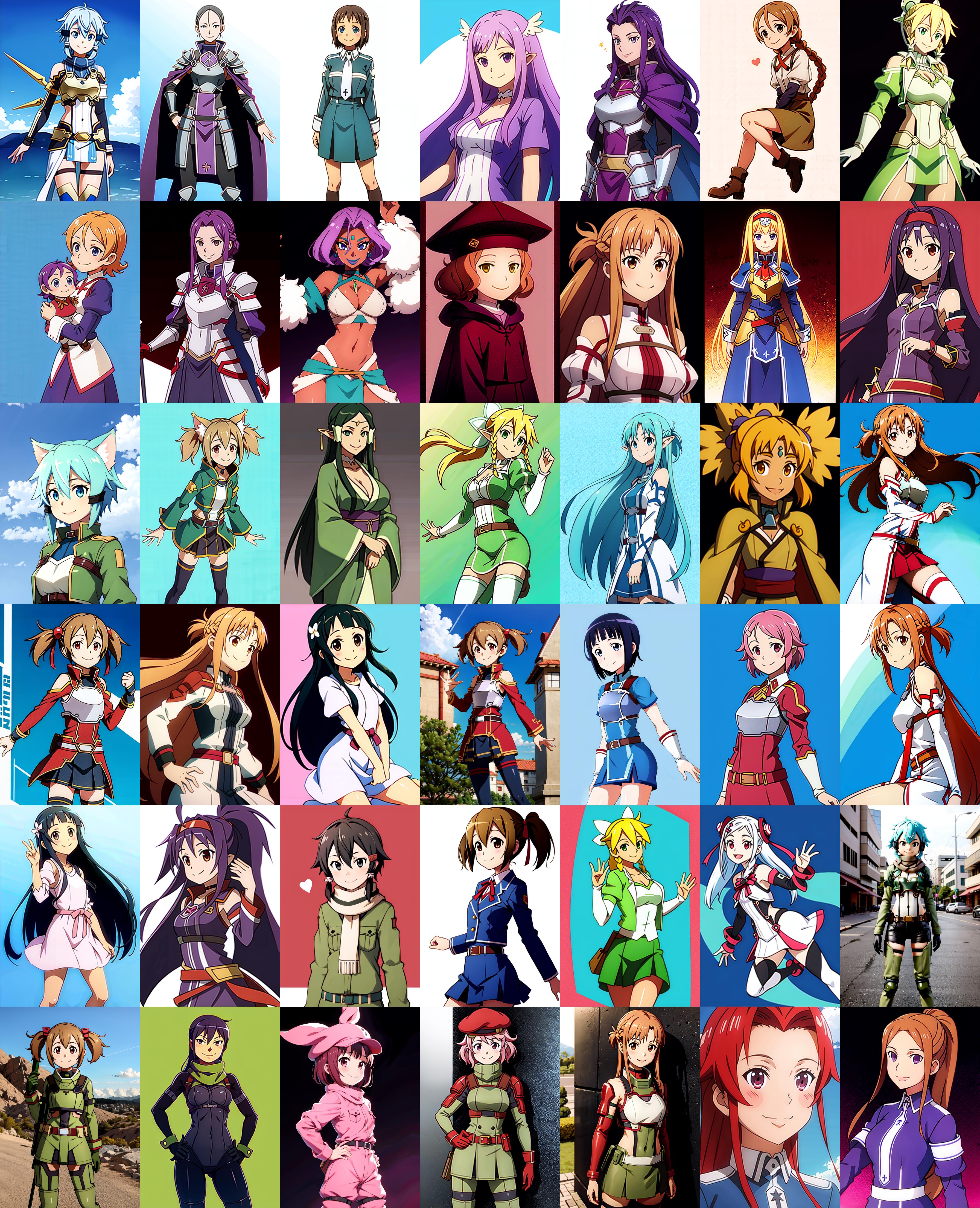 Sword Art Online - Characterpack - Mash-up Pack image by AsaTyr