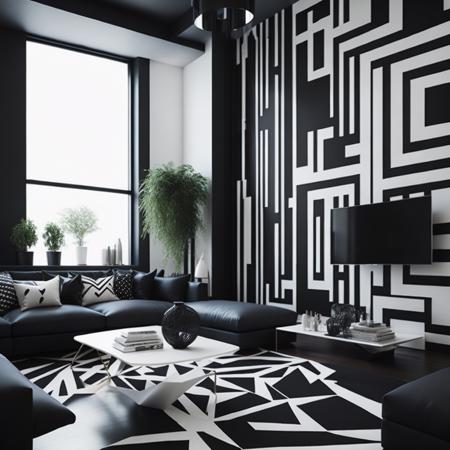 Geometric style  Geometric style interior design Geometric design