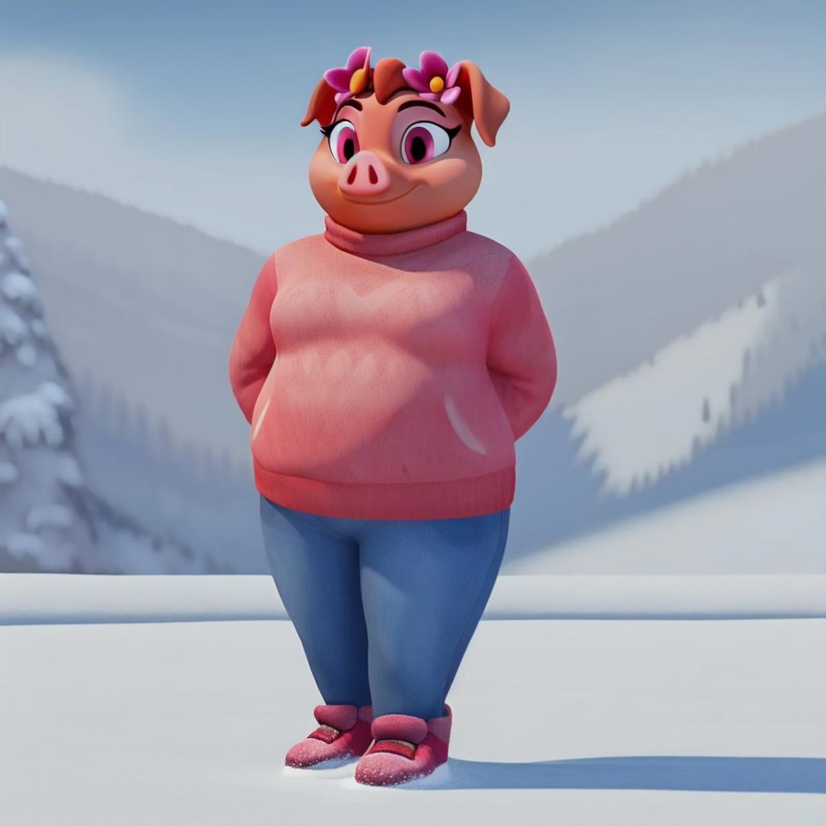 Pig (Nu Pogodi 2022) / Свинья (Ну Погоди 2022) image by Neuropanasty