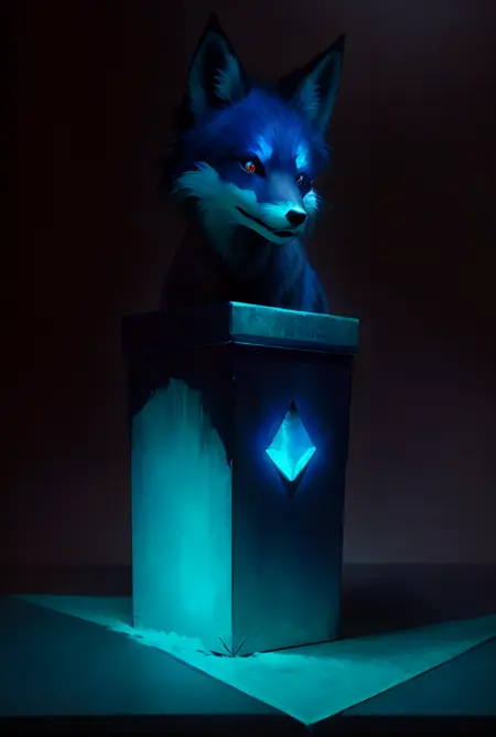 🐬FOXY'S MAGICAL PANDORA'S BOX - BLUE flavor (Ethereal, Frozen, Drowning)