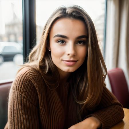 savannahprez_ti  a close up portrait photo of a beautiful 26 y.o woman in a paris cafe, wearing vintage clothing, moody, vines, organic, modern, (high detailed skin:1.2), 8k uhd, dslr, soft lighting, high quality, film grain, Fujifilm XT3