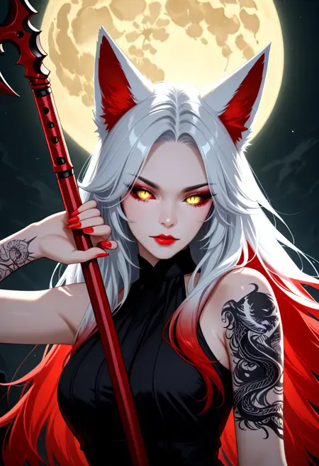 Kitsune Yokai by Ktiseos Nyx IllustriousXL LoRA