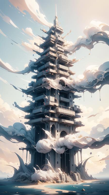 CheeseOnTopStyle Silver cheese, a high-speed vertical elevator connecting different levels of a future city <lora:CheeseOnTopStyle:0.5> a high-speed vertical elevator connecting different levels of a future city, (smoke:0.5), disintigrate, dissolve, shatter, scatter, ral-dissolve a high-speed vertical elevator connecting different levels of a future city <lora:ral-dissolve-sd15:0.7>, (wind:0.7), (swirl:0.6), (Masterpiece:1.3) (best quality:1.2) (high quality:1.1)