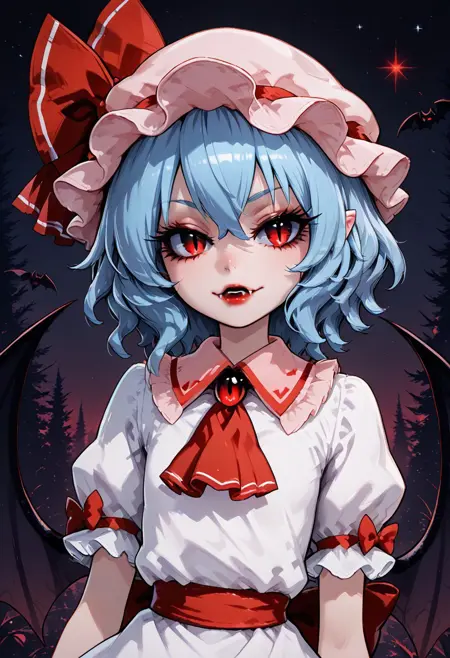 Remilia Scarlet | レミリア・スカーレット (Touhou: Embodiment of Scarlet Devil) [Pony & Illustrious & SD1.5]