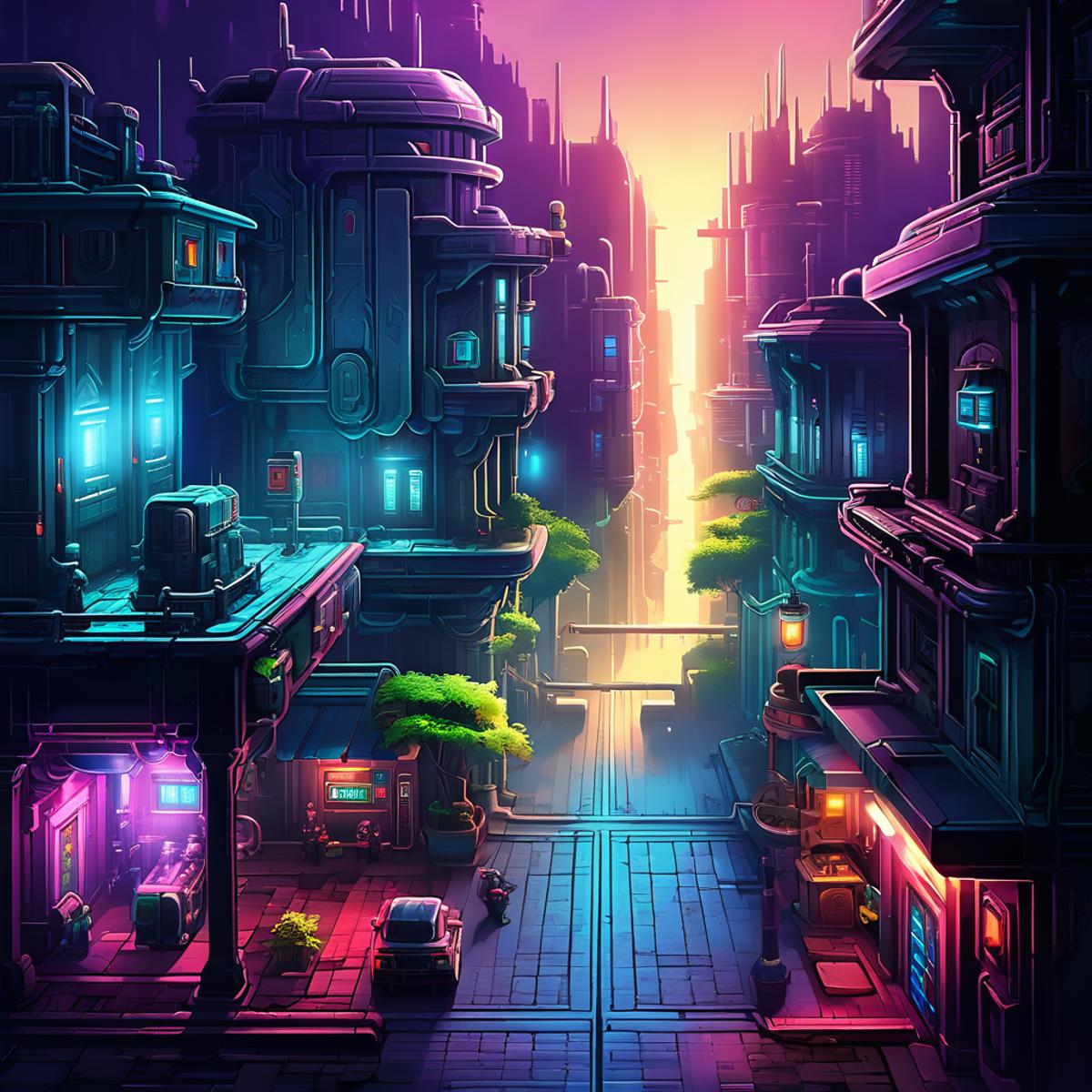 【SDXL】2d Game Scene Generator | Dataset image by Husky_AI