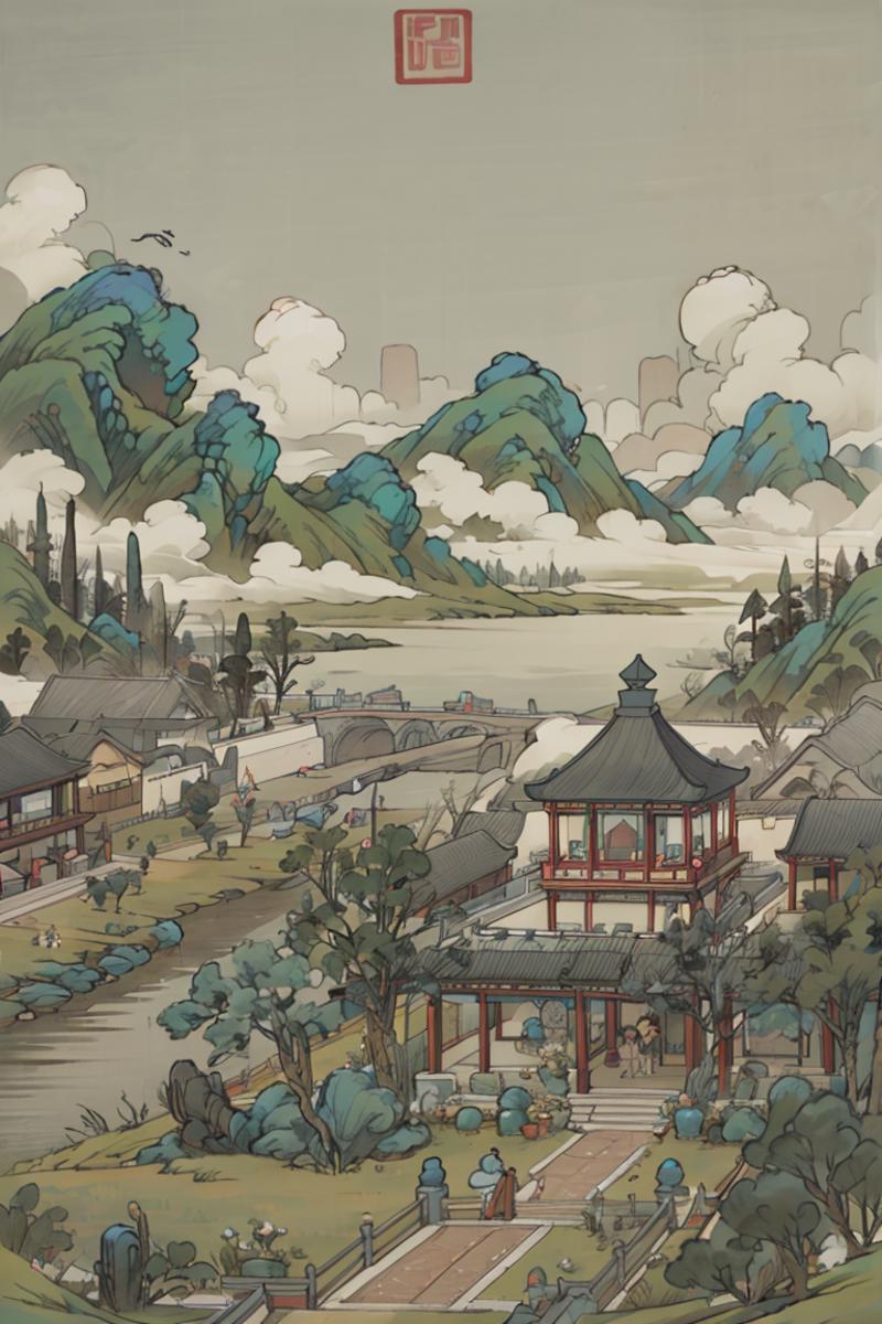 JZCG036- Chinese traditional architecture image by aji1