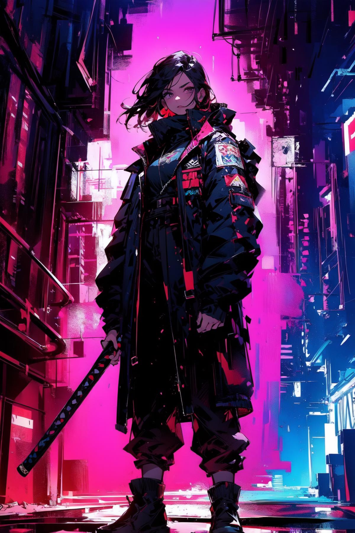 Cyber Samurai - by HailoKnight image by Junbegun