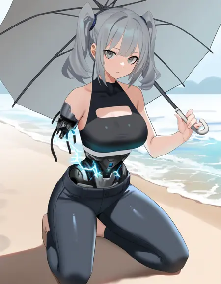 damaged robot/mechabare (noobai-xl)