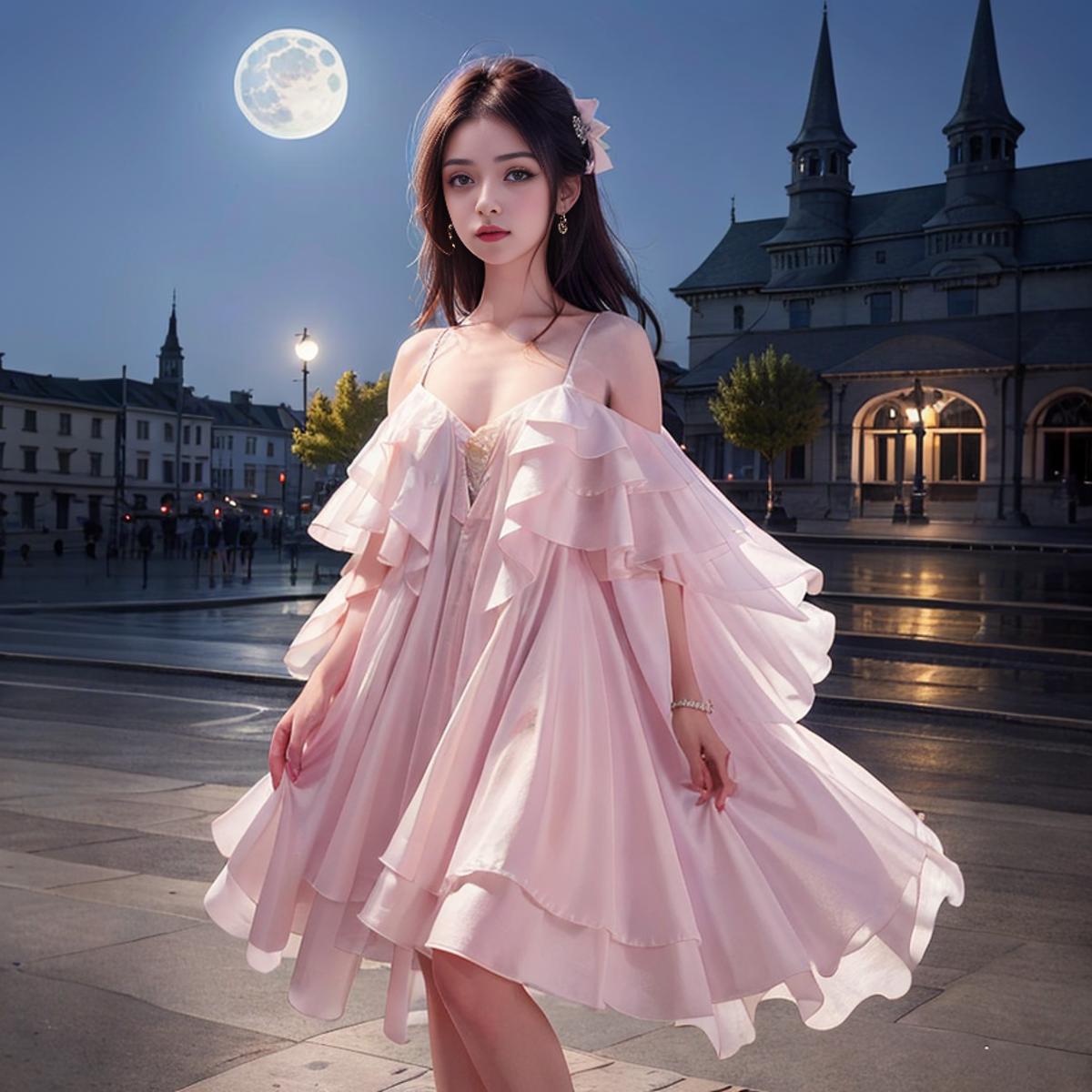 [Lah] Party Dress | Asian woman dress image by LahIntheFutureland