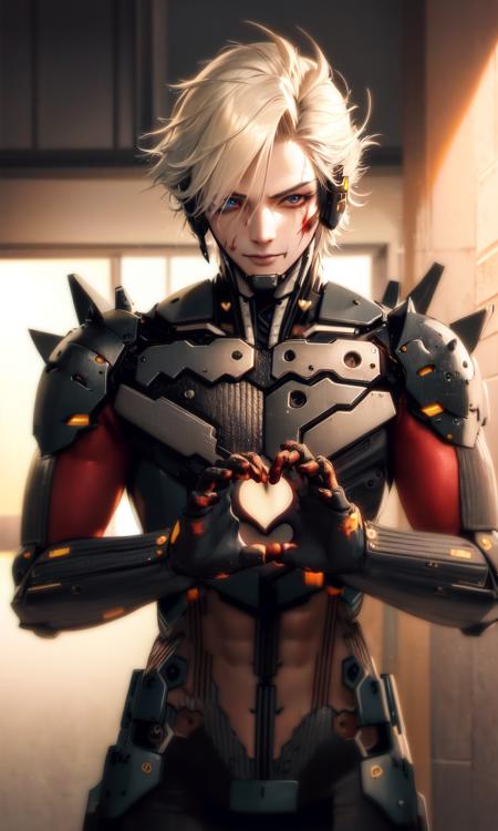 1boy, athletic, muscular male, sxz-mgr-v1-4000, heart shaped hands, friendly, smiling, covered in blood, (detailed background), military base, (lens distortion:0,7), (chromatic aberration:0.7), (fim grain:0.7), intricate, unreal engine 5, volumetric lighting, realistic, cinematic, 4k, cinematic lighting, depth of field, masterpiece, perfect, hyper-detailed, hard lighting, intricate details, stop motion, hyperfocus, tonemapping, sharp focus, hyper detailed,