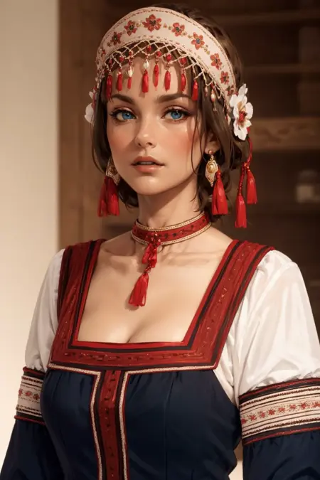 Russian National Clothes (WOMAN)