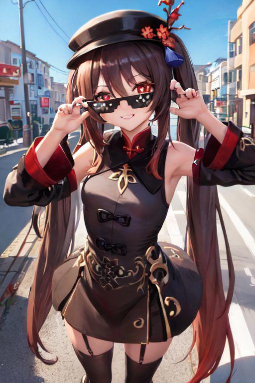 Deal with it Meme Sunglasses | Clothing/Concept LoRA image by Erik252