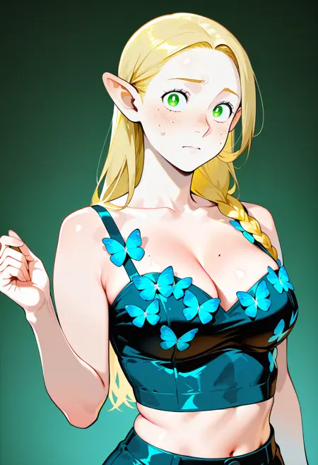Butterfly Crop Top