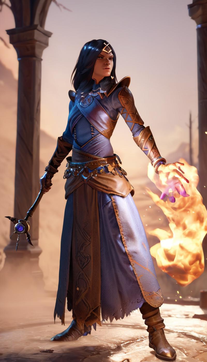 Sorceress [Diablo 4/IV] LoRA XL image by Hevok