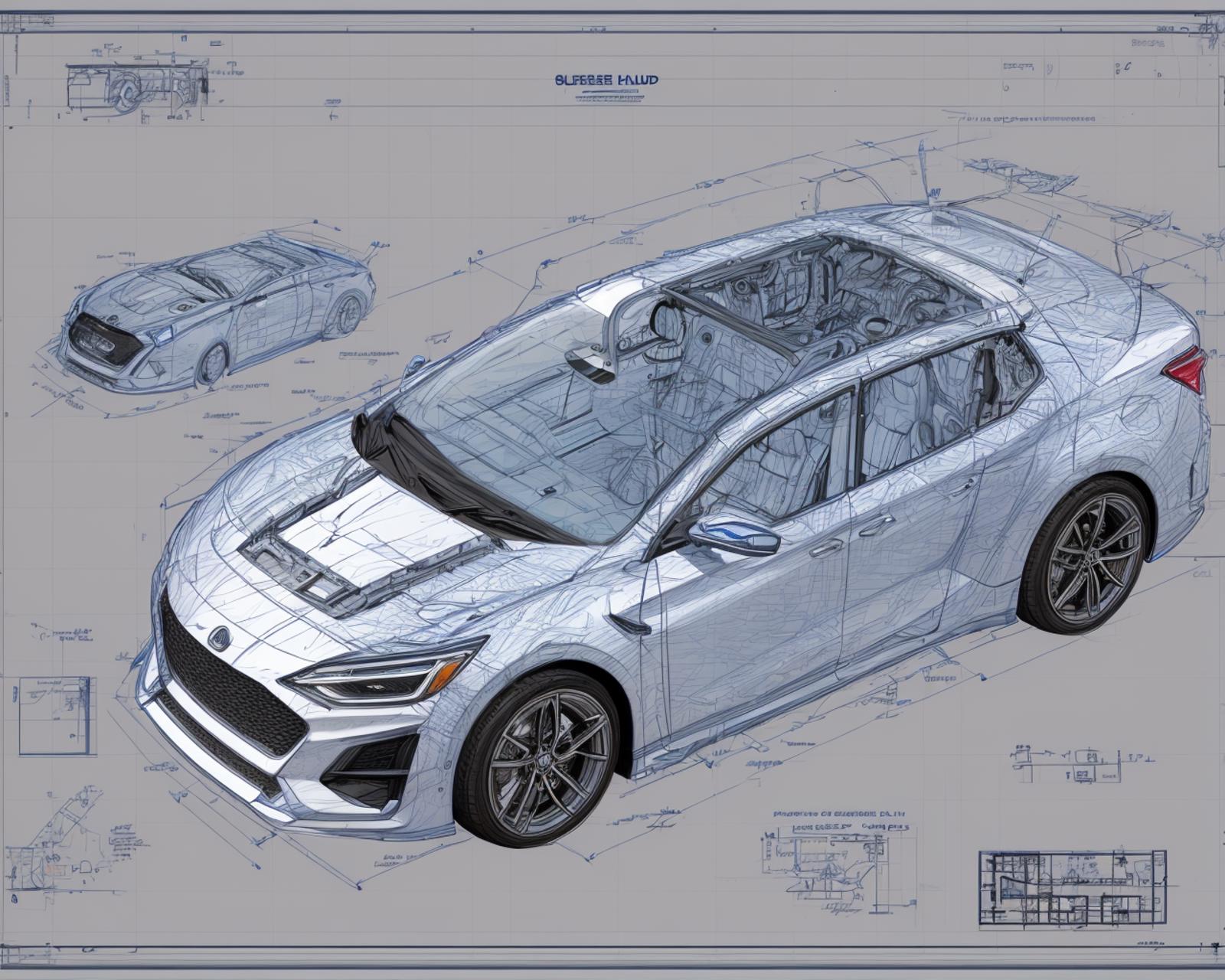 blueprint data sheet slider - leco train image by oosayam