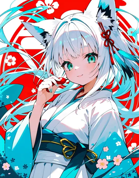 Shirakami Fubuki-白上吹雪 （正月衣装）