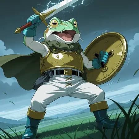 Frog [Chrono Trigger] ~ (Illustrious)