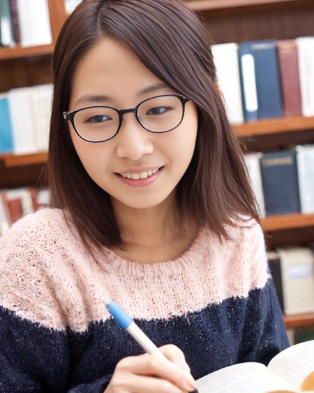 Classic Black Frame Glasses 黒縁メガネ XL