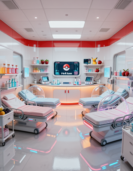 Pokemon Center infirmary illu v1.0