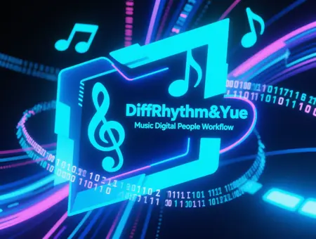 DiffRhythm&Yue Music Digital People Workflow