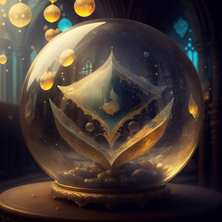 <lyco:Fabria_v1.0:1> Fabria, gold fish, swirling, bokeh, sharp, realistic