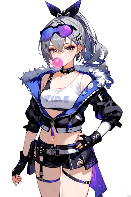 ( A3 | Pony | Kohaku) SDXL Lora-银狼-Silver Wolf-崩坏:星穹铁道 Honkai Star Rail-MIHOYO Collection 米家全家桶系列