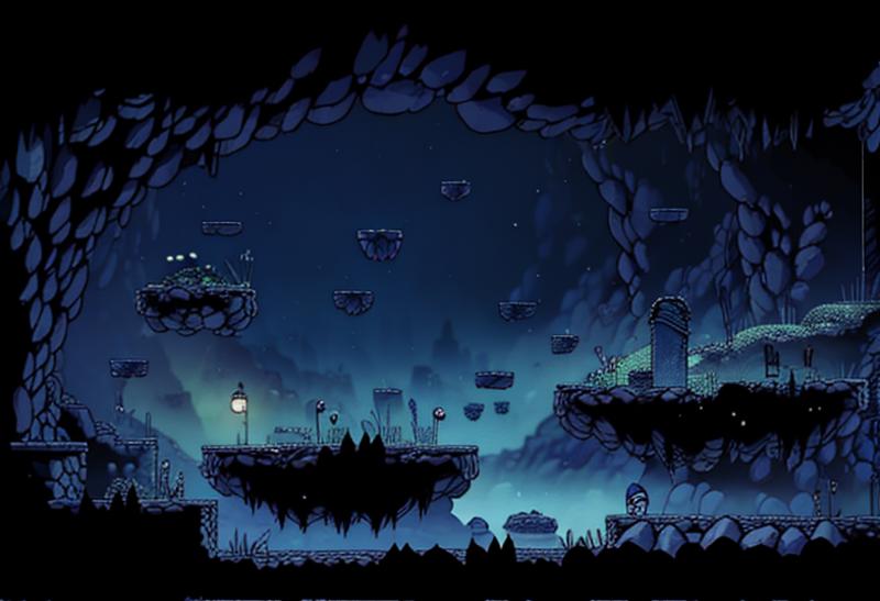 [LoRA] 2D Platform Background (Hollow Knight Map) image by ELEVATED