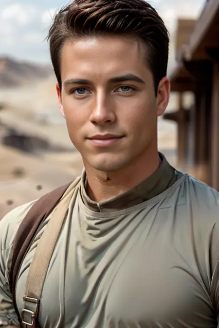 Ricky Cox - male student SD 1.5 (fictional character)