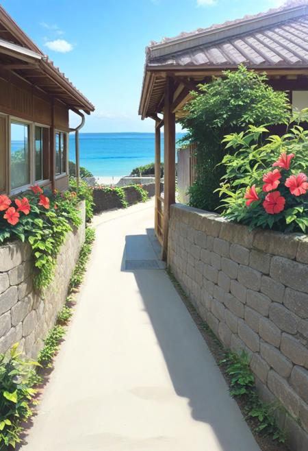 Okinawa (Japan) Background - SDXL + Illustrious SDXL